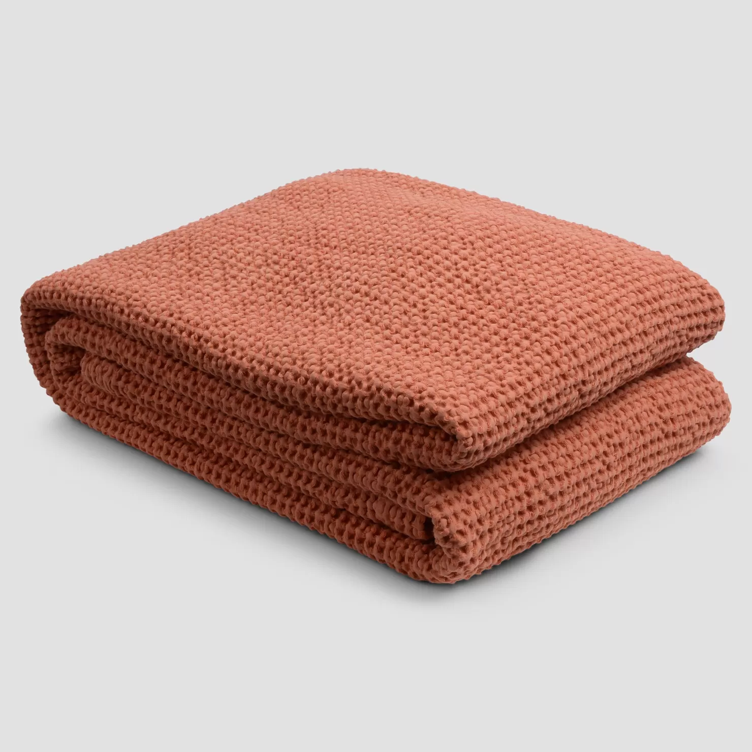 Piglet in Bed Waffle Cotton Throw