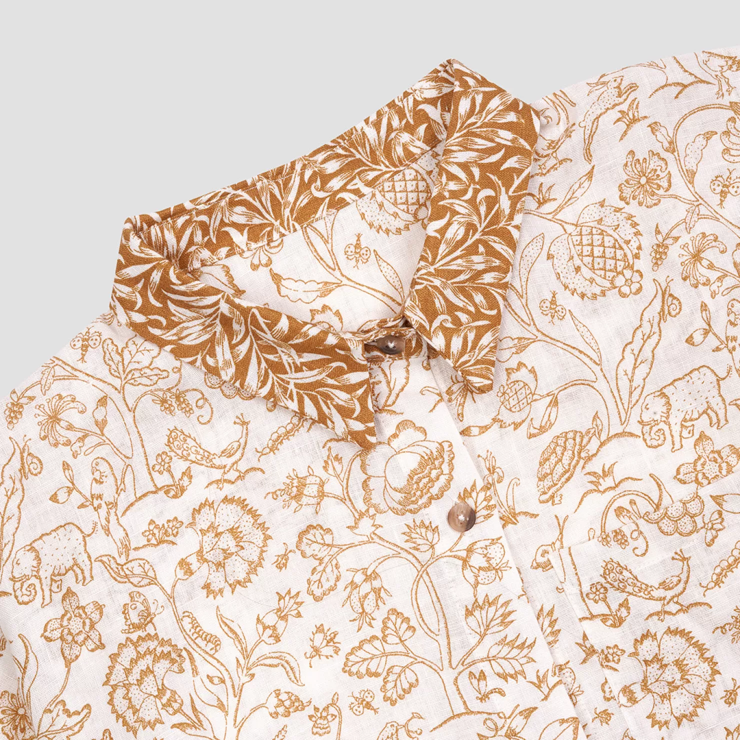 Women Piglet in Bed Ernest White Middlemore Linen Women’s Pajama Shorts Set
