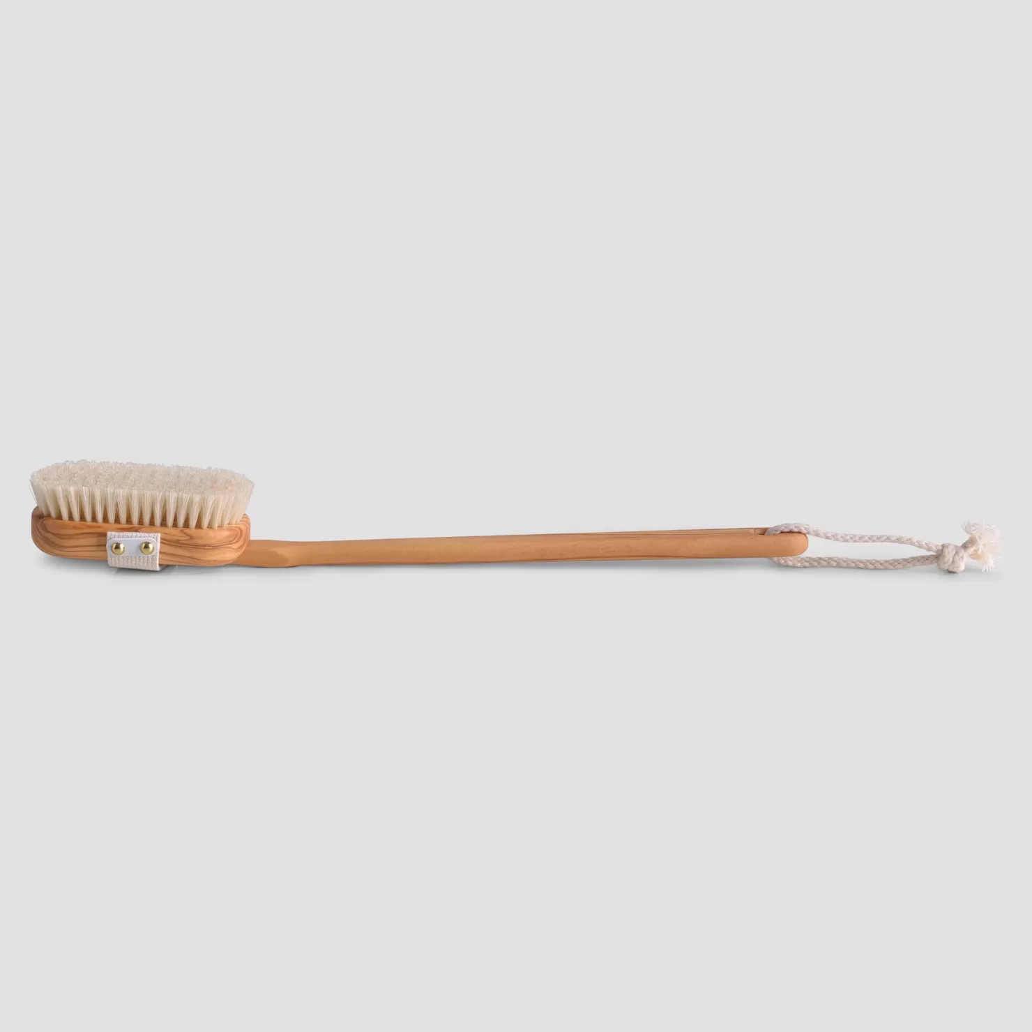 Piglet in Bed Olive Wood Bath Brush