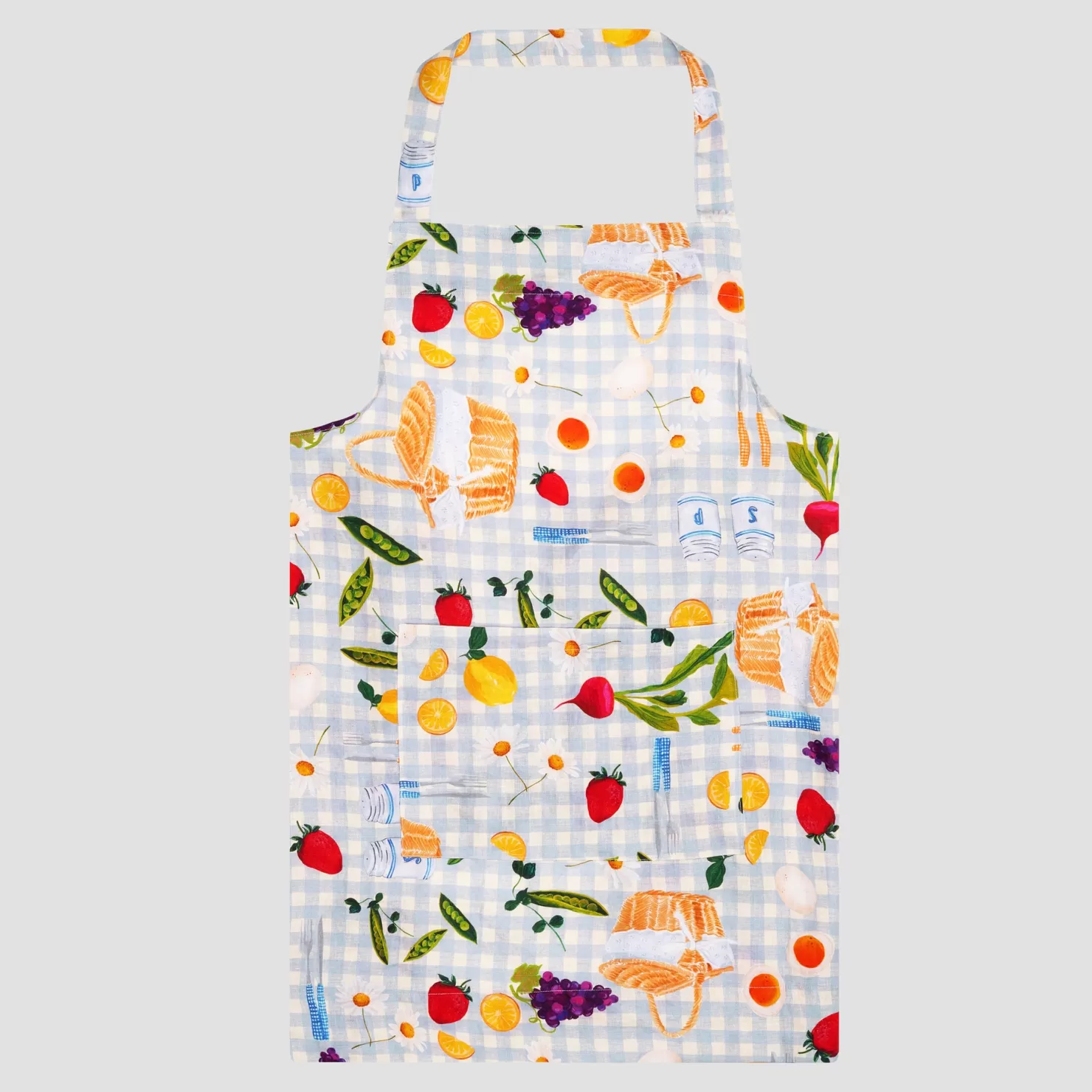 Piglet in Bed Printed Linen Apron