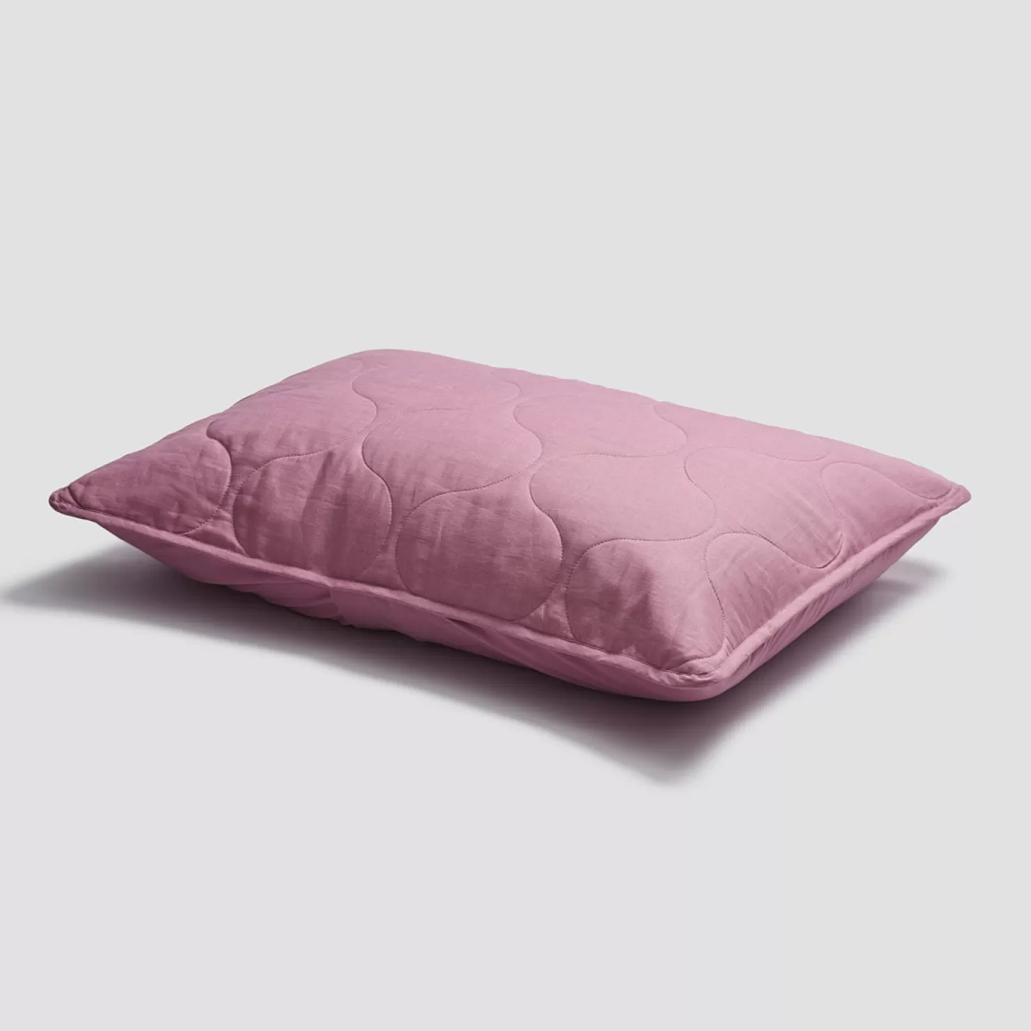 Piglet in Bed Raspberry Linen Sham (Pair) - Euro