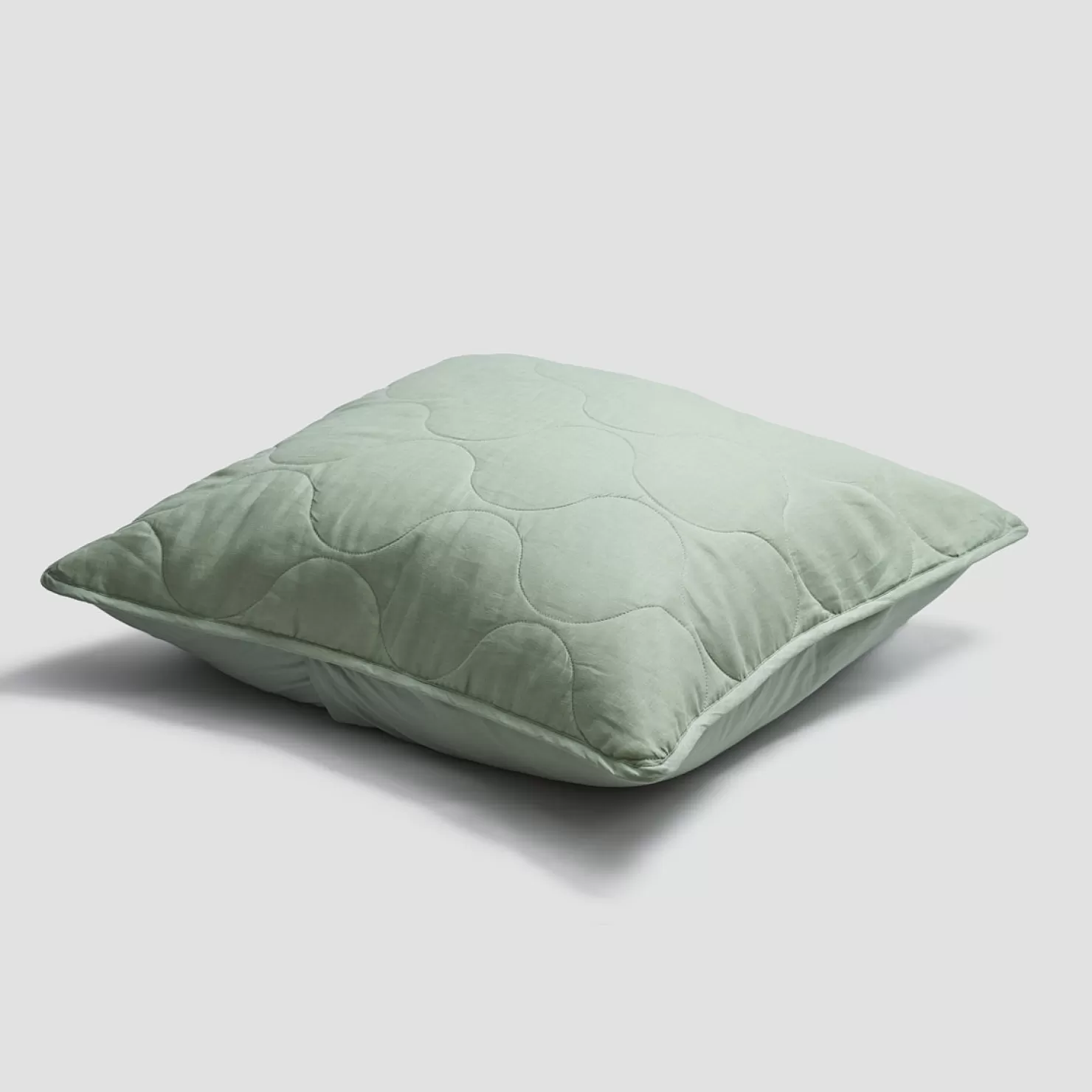 Piglet in Bed Sage Green Linen Sham (Pair)