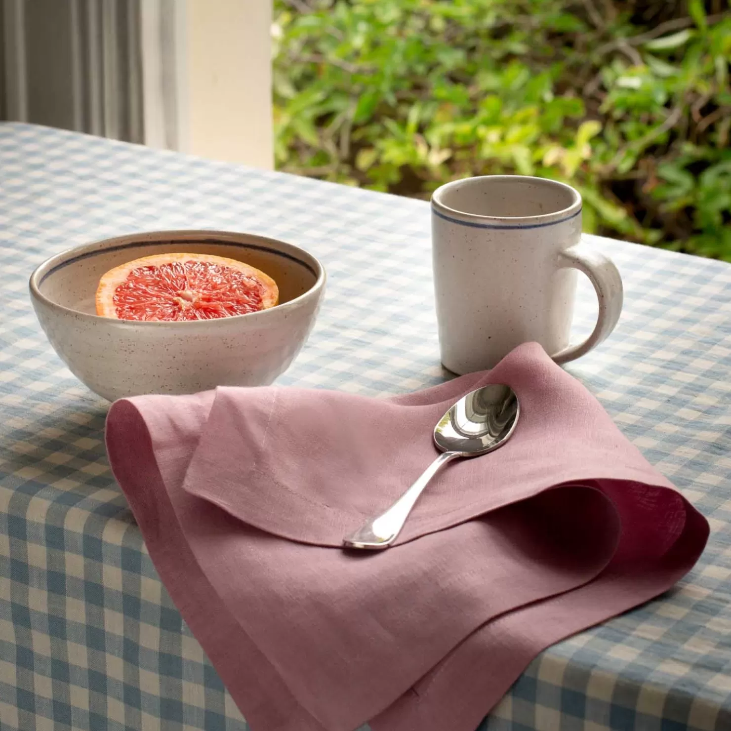 Piglet in Bed 100% Linen Tablecloth